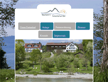 Tablet Screenshot of baumanns-ferienhof-am-see.de